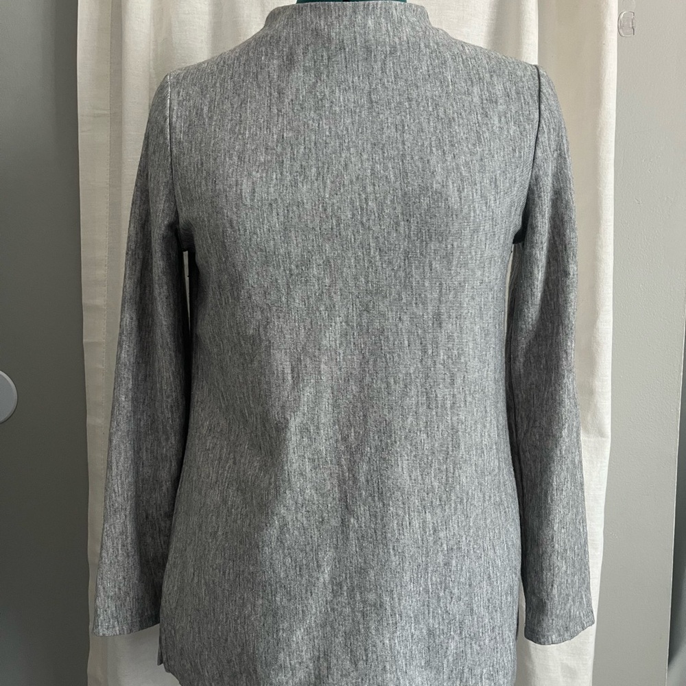 Chico's Heather Gray Long Sleeve Top